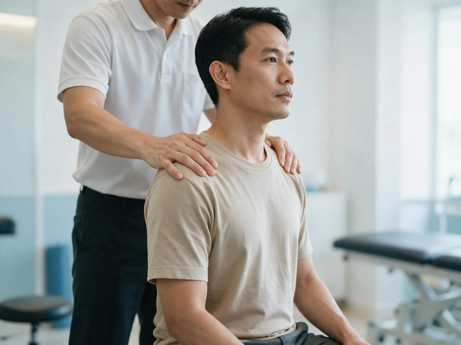physiotherapist-shoulder-assessment